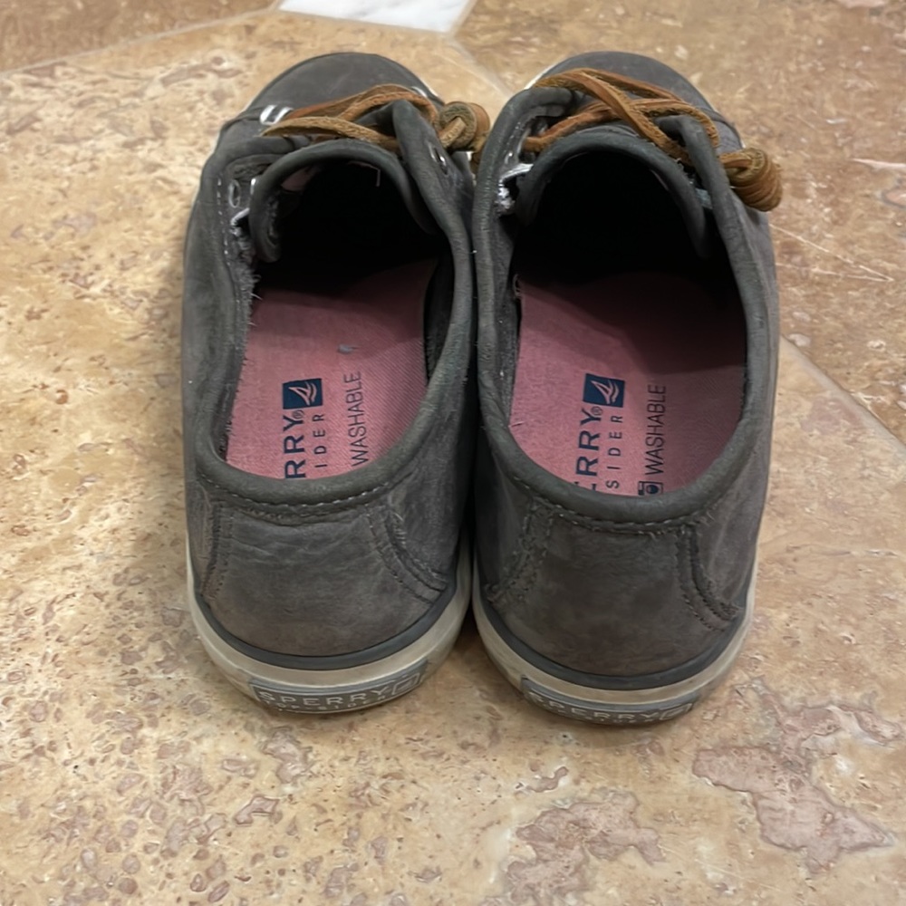Sperry leather Crest Vibe in grey 5.5 - Picture 3 of 6